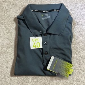 TEK GEAR Golf Polo - Grey, XL